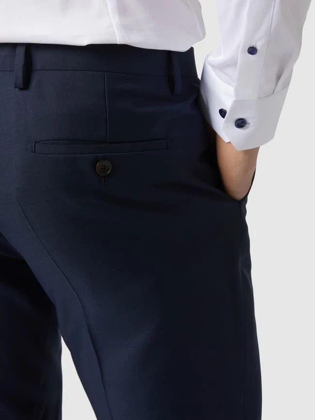 Neu ? CG - Club Of Gents Slim Fit Anzug-Hose Aus Schurwolle - Blau ? 3 Neu ? CG - Club Of Gents Slim Fit Anzug-Hose Aus Schurwolle - Blau ? – Bild 3