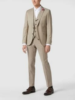 Am billigsten ? CG - Club Of Gents Slim Fit 2-Knopf-Sakko Aus Schurwolle YOUR OWN PARTY By CG – CLUB Of GENTS - Beige Meliert ?