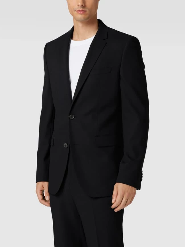 Bestpreis ? BOSS Regular Fit 2-Knopf-Sakko Mit Reverskragen Modell 'Jasper' - Marineblau ? 4 Bestpreis ? BOSS Regular Fit 2-Knopf-Sakko Mit Reverskragen Modell 'Jasper' - Marineblau ? – Bild 4