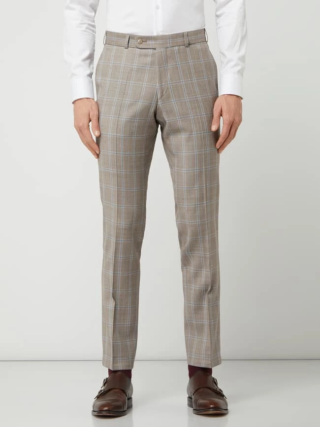 Blitzangebot ? Wilvorst Anzughose Aus Wolle - Beige ? 4 Blitzangebot ? Wilvorst Anzughose Aus Wolle - Beige ? – Bild 4