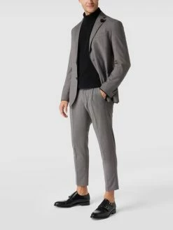 Schlussverkauf ✨ Windsor Shaped Fit 2-Knopf-Sakko Aus Schurwolle Modell 'Travel-W' - Anthrazit ?