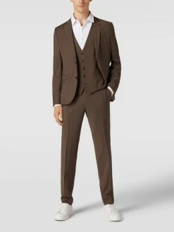 Besorgen ? Cinque Sakko Mit Floraler Anstecknadel Modell 'Monopoli' - Hellbraun ?