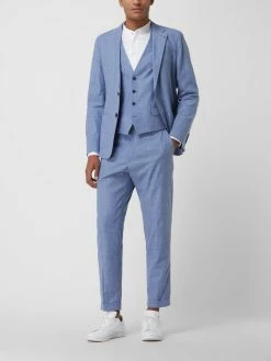 Großhandel ? Strellson Slim Fit Anzughose Mit Leinen-Anteil Modell 'Luc' - Hellblau ?