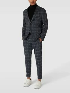 Billig ? Drykorn Hose Mit Allover-Muster Modell 'Chasy' - Dunkelblau ?