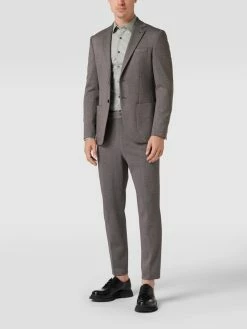 Blitzangebot ? JOOP! Collection Extra Slim Fit 2-Knopf-Sakko Mit Hahnentrittmuster - Mittelbraun ?