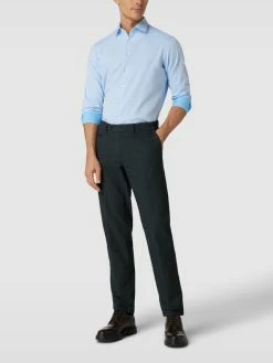 Billig ✔️ Brax Anzughose In Melierter Optik Modell 'Everest' - Blau ?