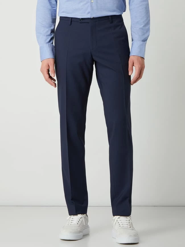 Am billigsten ⭐ CG - Club Of Gents Slim Fit Anzughose Aus Schurwolle Modell 'Cedric' - Royalblau ? 4 Am billigsten ⭐ CG - Club Of Gents Slim Fit Anzughose Aus Schurwolle Modell 'Cedric' - Royalblau ? – Bild 4