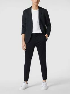 Großhandel ? Cinque Anzughose Mit Bundfalten Aus Jersey Model 'Cijuno' - Marineblau ?