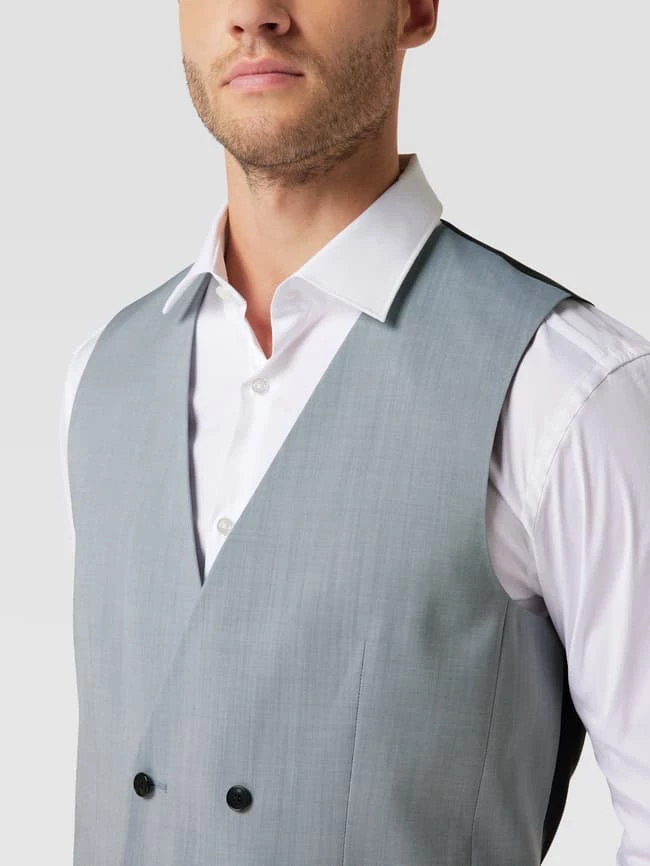 Bester Verkauf ? HUGO Extra Slim Fit Anzug Mit Strukturmuster Modell 'Arti / Hesten' - Rauchblau ? 3 Bester Verkauf ? HUGO Extra Slim Fit Anzug Mit Strukturmuster Modell 'Arti / Hesten' - Rauchblau ? – Bild 3