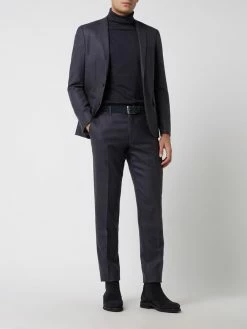 Am billigsten ? Matinique Regular Fit Anzughose Aus Wollmischung Modell 'Las' - Dunkelbraun ?