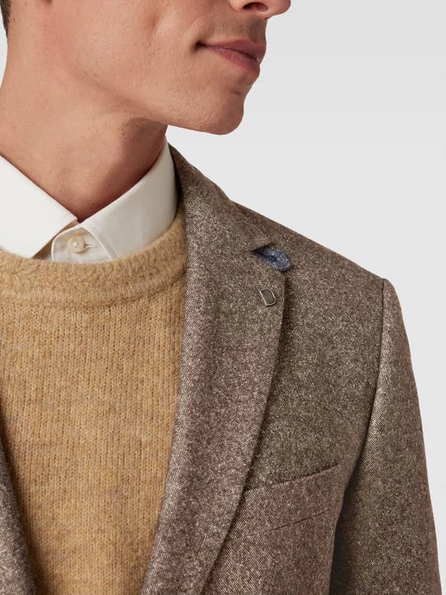 Auslauf ✔️ DIGEL Modern Fit 2-Knopf-Sakko Mit Pattentaschen Modell 'Ezzo' - Beige ✨ 3 Auslauf ✔️ DIGEL Modern Fit 2-Knopf-Sakko Mit Pattentaschen Modell 'Ezzo' - Beige ✨ – Bild 3