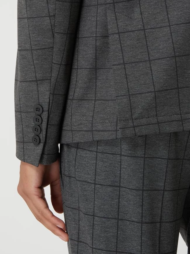 Bester Verkauf ✨ DIGEL Extra Slim Fit 2-Knopf-Sakko Mit Viskose-Anteil Modell 'Neel' - Mittelgrau ? 5 Bester Verkauf ✨ DIGEL Extra Slim Fit 2-Knopf-Sakko Mit Viskose-Anteil Modell 'Neel' - Mittelgrau ? – Bild 5