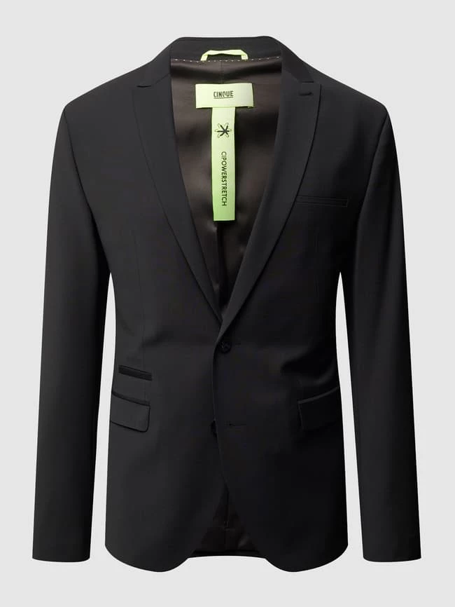 Coupon ? Cinque Slim Fit 2-Knopf-Sakko Mit Stretch-Anteil Modell 'CiCastello' - 'CIPOWERSTRETCH' - Schwarz ? 2 Coupon ? Cinque Slim Fit 2-Knopf-Sakko Mit Stretch-Anteil Modell 'CiCastello' - 'CIPOWERSTRETCH' - Schwarz ? – Bild 2