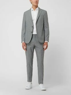 Beste Bewertungen von ? Pierre Cardin Slim Fit 2-Knopf-Sakko Mit Stretch-Anteil Modell 'Michel' - Hellgrau ?