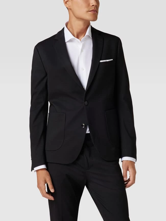 Bester Verkauf ? Cinque Slim Fit 2-Knopf-Sakko Mit Kissing Buttons Modell 'CiDati' - Schwarz ✔️ 4 Bester Verkauf ? Cinque Slim Fit 2-Knopf-Sakko Mit Kissing Buttons Modell 'CiDati' - Schwarz ✔️ – Bild 4