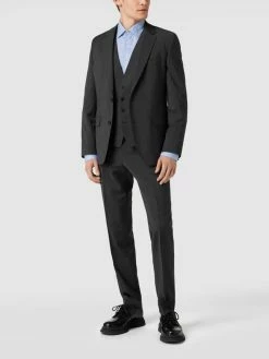 Angebote ? BOSS Weste Mit Paspeltaschen - Anthrazit ?