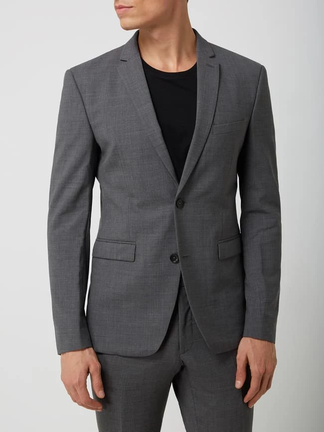 Brandneu ? Esprit Collection Slim Fit 2-Knopf-Sakko Mit Stretch-Anteil - Anthrazit ⌛ 4 Brandneu ? Esprit Collection Slim Fit 2-Knopf-Sakko Mit Stretch-Anteil - Anthrazit ⌛ – Bild 4