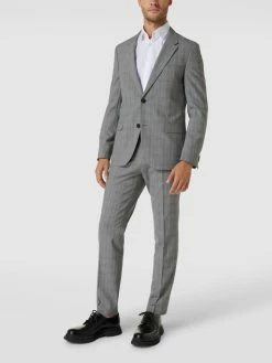 Angebote ? HUGO Hose Mit Glencheck-Muster Modell 'Hesten' - Hellgrau ?