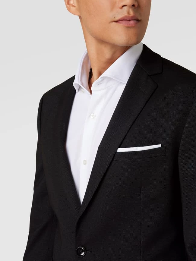 Bester Verkauf ? Cinque Slim Fit 2-Knopf-Sakko Mit Kissing Buttons Modell 'CiDati' - Schwarz ✔️ 3 Bester Verkauf ? Cinque Slim Fit 2-Knopf-Sakko Mit Kissing Buttons Modell 'CiDati' - Schwarz ✔️ – Bild 3