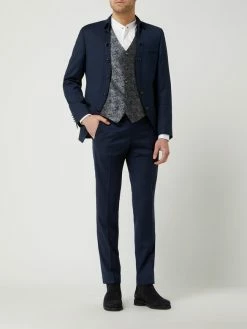 Budget ? Wilvorst Regular Fit Anzughose Mit Woll-Anteil - Marineblau ?