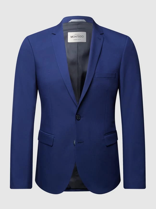Budget ✨ Montego 2-Knopf-Sakko Mit Fallendem Revers - Royalblau ? 2 Budget ✨ Montego 2-Knopf-Sakko Mit Fallendem Revers - Royalblau ? – Bild 2