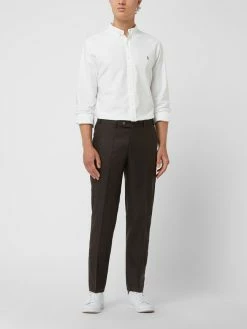 Neu ? Hiltl Regular Fit Anzughose Aus Schurwolle Modell 'Piacenza' - Dunkelbraun ?