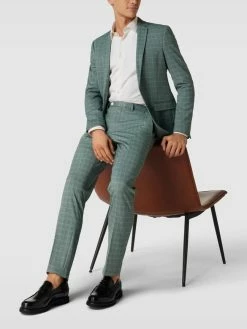 Rabatt ? MCNEAL 2-Knopf-Sakko Mit Karomuster - Grün ?