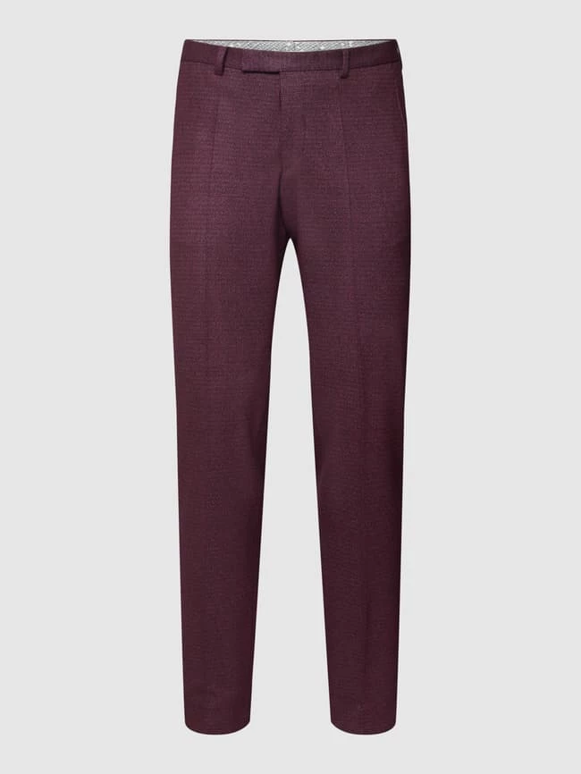 Budget ? Baldessarini Hose Mit Bügelfalten Modell 'Massa' - Purple ? 1 Budget ? Baldessarini Hose Mit Bügelfalten Modell 'Massa' - Purple ?