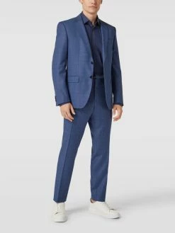 Top 10 ? BOSS 2-Knopf-Sakko Mit Glencheck-Muster Modell 'Huge' - Blau ✔️