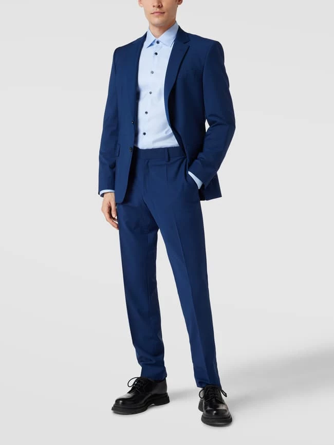 Rabatt ? BOSS 2-Knopf-Sakko Mit Kissing Buttons Modell 'Huge' - Royalblau ? 1 Rabatt ? BOSS 2-Knopf-Sakko Mit Kissing Buttons Modell 'Huge' - Royalblau ?