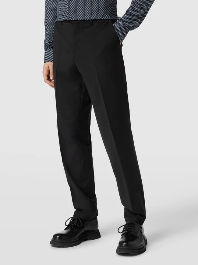 Am billigsten ✨ BOSS Anzughose In Unifarbenem Design - Schwarz ? 4 Am billigsten ✨ BOSS Anzughose In Unifarbenem Design - Schwarz ? – Bild 4