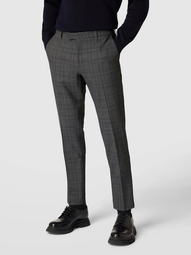 Auslauf ? Drykorn Hose Mit Glencheck-Muster Modell 'Piet' - Mittelgrau ✔️ 4 Auslauf ? Drykorn Hose Mit Glencheck-Muster Modell 'Piet' - Mittelgrau ✔️ – Bild 4