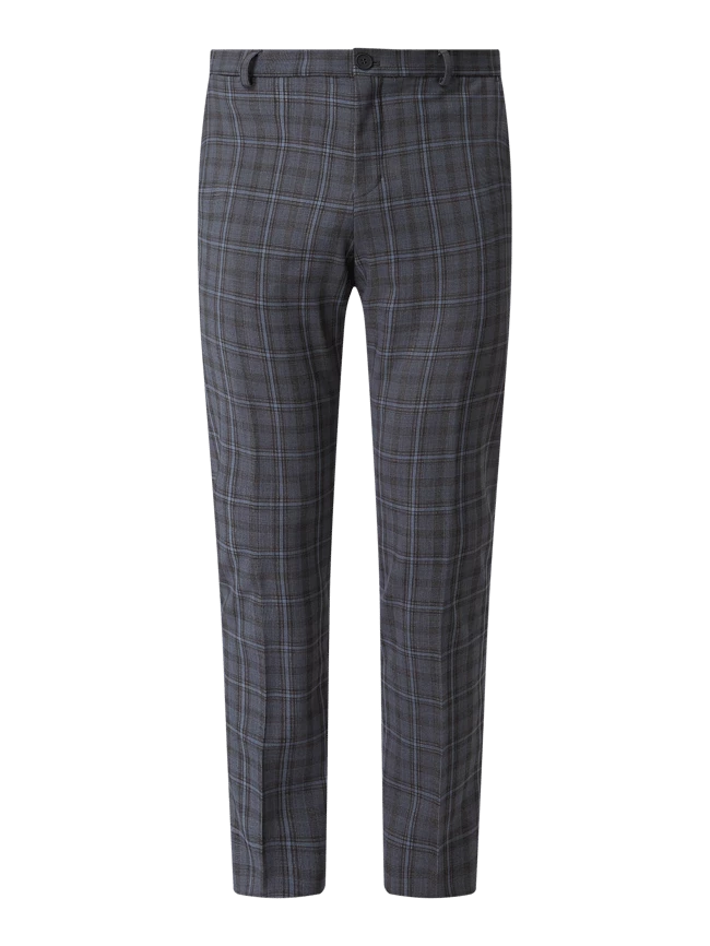 Bestes Angebot ? Selected Homme Slim Fit Anzughose Mit Woll-Anteil Modell 'Elon' - Dunkelblau ? 2 Bestes Angebot ? Selected Homme Slim Fit Anzughose Mit Woll-Anteil Modell 'Elon' - Dunkelblau ? – Bild 2