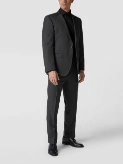 Bester Verkauf ⭐ Carl Gross Regular Fit 2-Knopf-Sakko Aus Schurwolle - Dunkelgrau ?