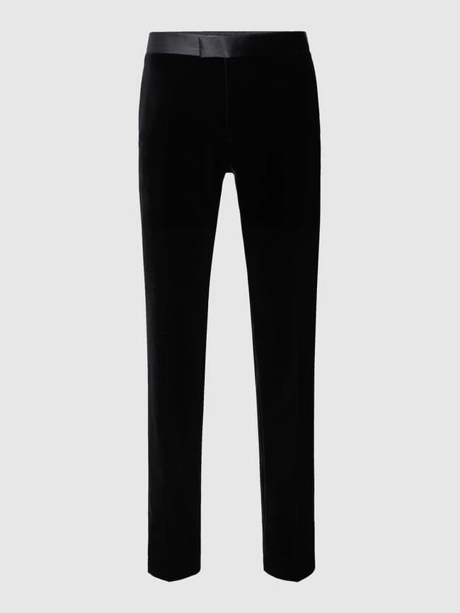 Coupon ? BOSS Slim Fit Anzughose Mit Kontrastbesatz - Schwarz ? 2 Coupon ? BOSS Slim Fit Anzughose Mit Kontrastbesatz - Schwarz ? – Bild 2