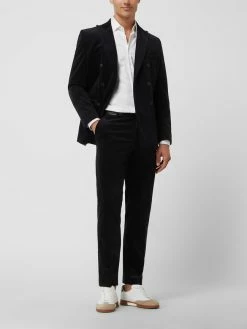 Angebote ? Selected Homme Slim Fit Anzughose Aus Cord Modell 'Oakland' - Dunkelblau ?