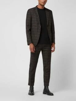 Neu ✔️ Strellson Slim Fit 2-Knopf-Sakko Mit Stretch-Anteil Modell 'Arndt' - Dunkelbraun ?