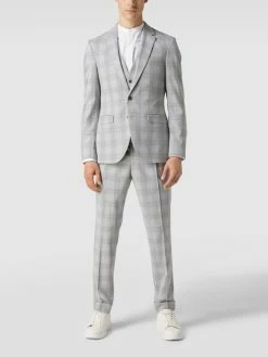 Aktion ✔️ MCNEAL 2-Knopf-Sakko Mit Glencheck-Muster - Hellgrau ?