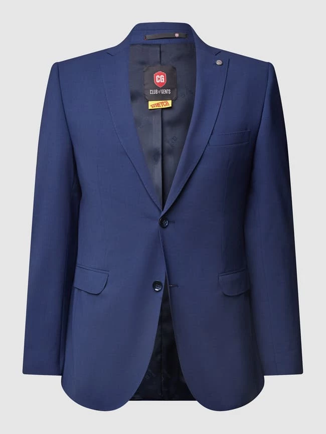 Angebote ? CG - Club Of Gents Slim Fit 2-Knopf-Sakko Mit Pattentaschen Modell 'Caden' - Marineblau ? 2 Angebote ? CG - Club Of Gents Slim Fit 2-Knopf-Sakko Mit Pattentaschen Modell 'Caden' - Marineblau ? – Bild 2