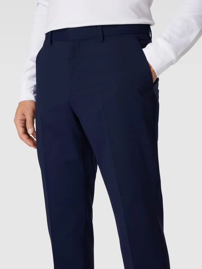 Coupon ? BOSS Regular Fit Anzughose Mit Eingrifftaschen Modell 'Leon' - Marineblau ? 3 Coupon ? BOSS Regular Fit Anzughose Mit Eingrifftaschen Modell 'Leon' - Marineblau ? – Bild 3