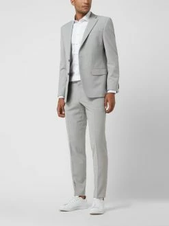 Bestpreis ⌛ Pierre Cardin Modern Fit 2-Knopf-Sakko Mit Stretch-Anteil Modell 'Grant' - 'Futureflex' - Hellgrau ✨