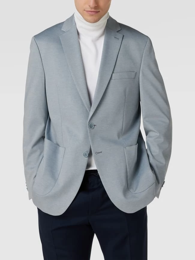 Auslauf ? Christian Berg Men 2-Knopf-Sakko Mit Kissing Buttons - Hellblau ? 4 Auslauf ? Christian Berg Men 2-Knopf-Sakko Mit Kissing Buttons - Hellblau ? – Bild 4
