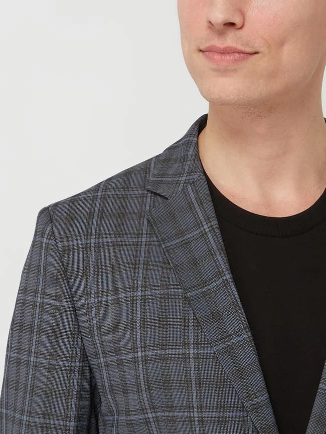 Aktion ✨ Selected Homme Slim Fit 2-Knopf-Sakko Mit Woll-Anteil Modell 'Elon' - Dunkelblau ? 3 Aktion ✨ Selected Homme Slim Fit 2-Knopf-Sakko Mit Woll-Anteil Modell 'Elon' - Dunkelblau ? – Bild 3