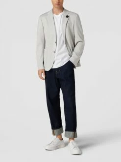 Bestes Angebot ? JOOP! Collection Sakko Mit Floralem Detail Modell 'Hoverest-J28' - Hellgrau ?