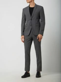 Brandneu ? Esprit Collection Slim Fit 2-Knopf-Sakko Mit Stretch-Anteil - Anthrazit ⌛