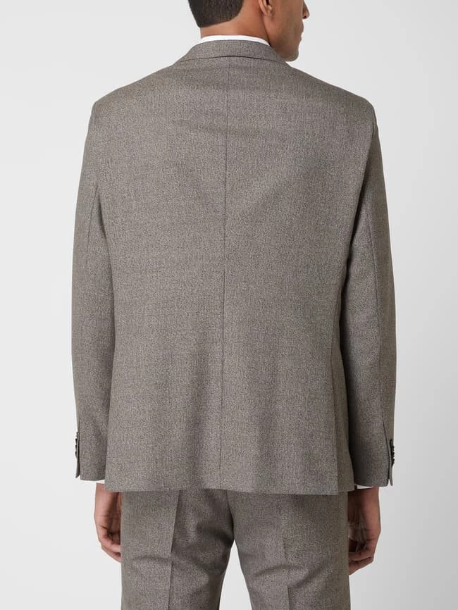 Blitzangebot ? Pierre Cardin Slim Fit 2-Knopf-Sakko Mit Stretch-Anteil Modell 'Michel' - Aubergine Meliert ? 5 Blitzangebot ? Pierre Cardin Slim Fit 2-Knopf-Sakko Mit Stretch-Anteil Modell 'Michel' - Aubergine Meliert ? – Bild 5