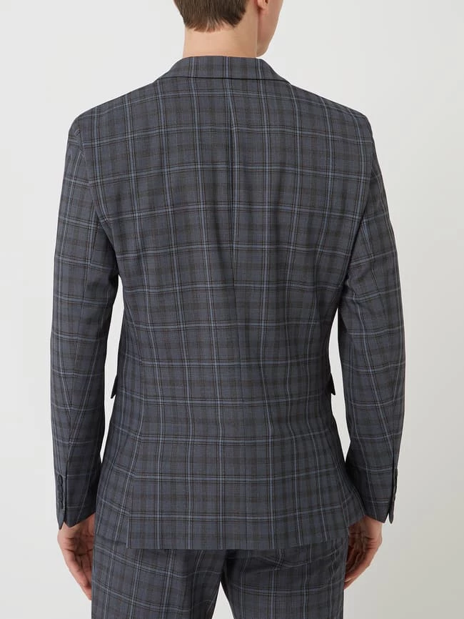 Aktion ✨ Selected Homme Slim Fit 2-Knopf-Sakko Mit Woll-Anteil Modell 'Elon' - Dunkelblau ? 5 Aktion ✨ Selected Homme Slim Fit 2-Knopf-Sakko Mit Woll-Anteil Modell 'Elon' - Dunkelblau ? – Bild 5