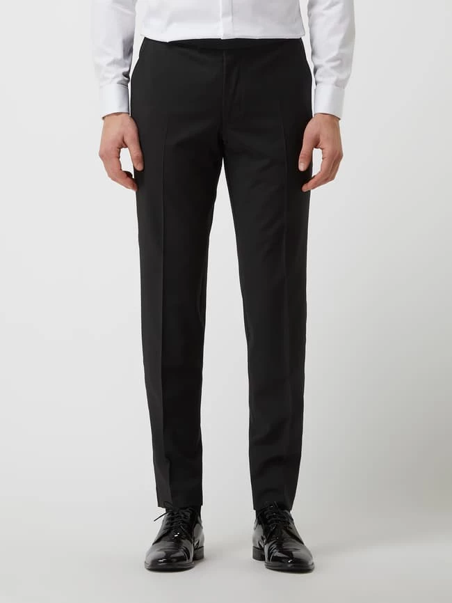 Besorgen ⭐ Cinque Super Slim Fit Smokinghose Mit Schurwoll-Anteil Modell 'Cifestivo' - Schwarz ❤️ 4 Besorgen ⭐ Cinque Super Slim Fit Smokinghose Mit Schurwoll-Anteil Modell 'Cifestivo' - Schwarz ❤️ – Bild 4