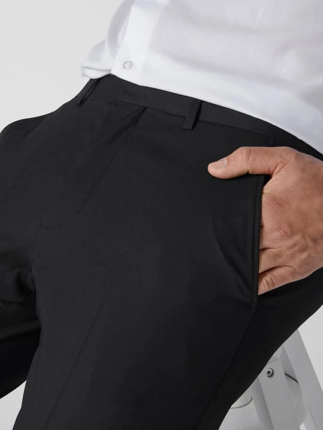 Blitzangebot ❤️ Montego Anzug-Hose Mit Stretch-Anteil - Schwarz ? 3 Blitzangebot ❤️ Montego Anzug-Hose Mit Stretch-Anteil - Schwarz ? – Bild 3