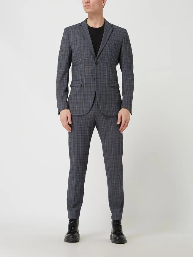 Bestes Angebot ? Selected Homme Slim Fit Anzughose Mit Woll-Anteil Modell 'Elon' - Dunkelblau ? 1 Bestes Angebot ? Selected Homme Slim Fit Anzughose Mit Woll-Anteil Modell 'Elon' - Dunkelblau ?